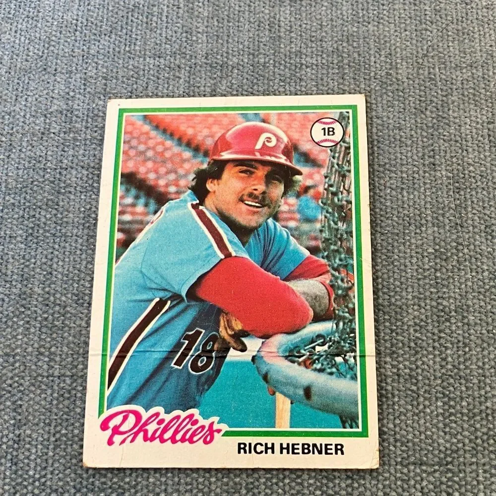1978 Topps Philadelphia Phillies Baseball Card Trading Card